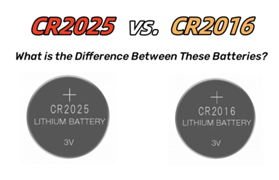 CR2025 VS. CR2016 Battery