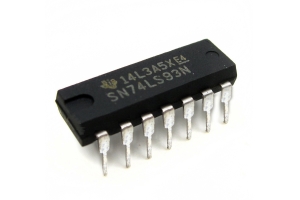 De 74LS93 binaire teller legde uit