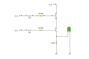 Transistor EN poortcircuit, bediening en toepassingen