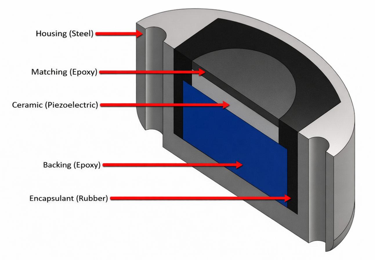 Construction of a Piezoelectric Transducer