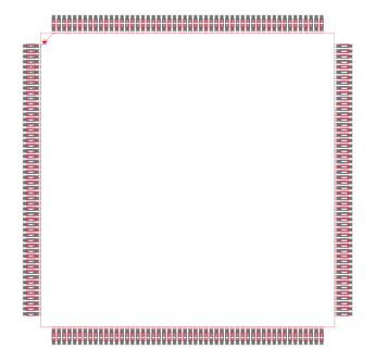 EPF8820AQC208-4 Footprint