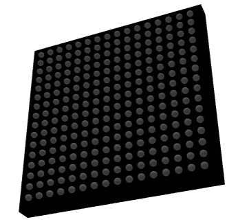 EPM1270F256C4N 3D Model