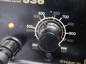 Soldering Station Temperature Setting