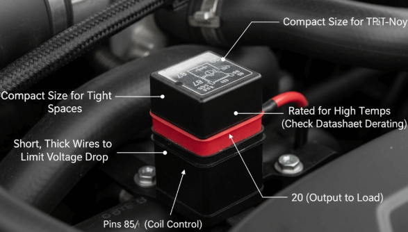 Micro ISO 4-Pin Starter Relay