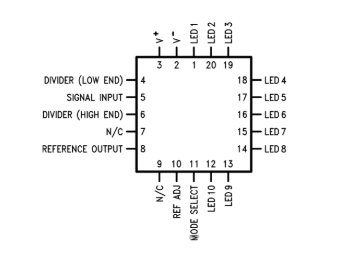 LM3914 20-Pin PLCC