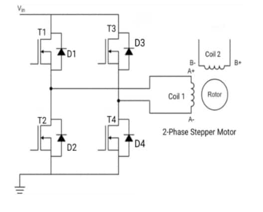 Circuit Diagram in H-bridge Configuration