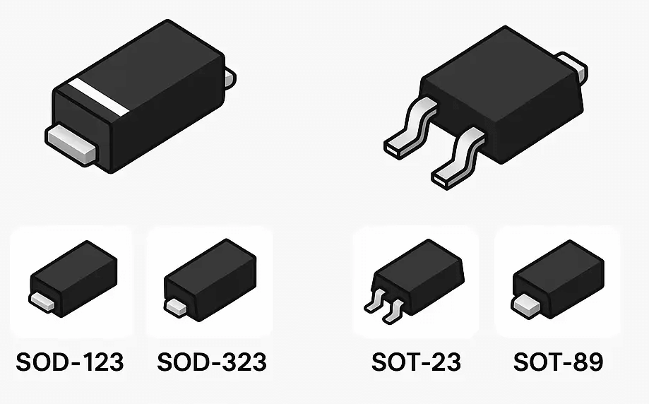 SMT Packages for Diodes and Transistors