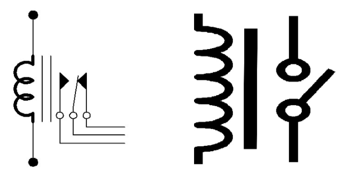 Symbol Of Relay in Electrical Circuit