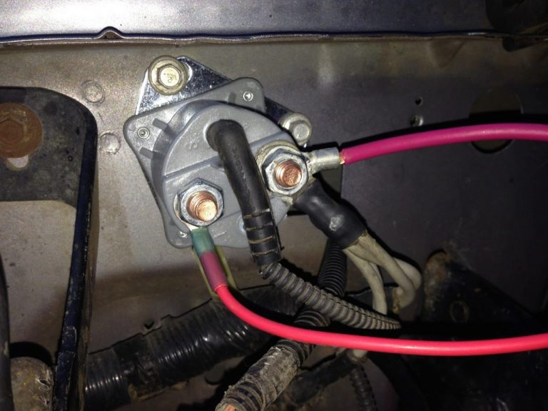 Starter Relay Location in Vehicle